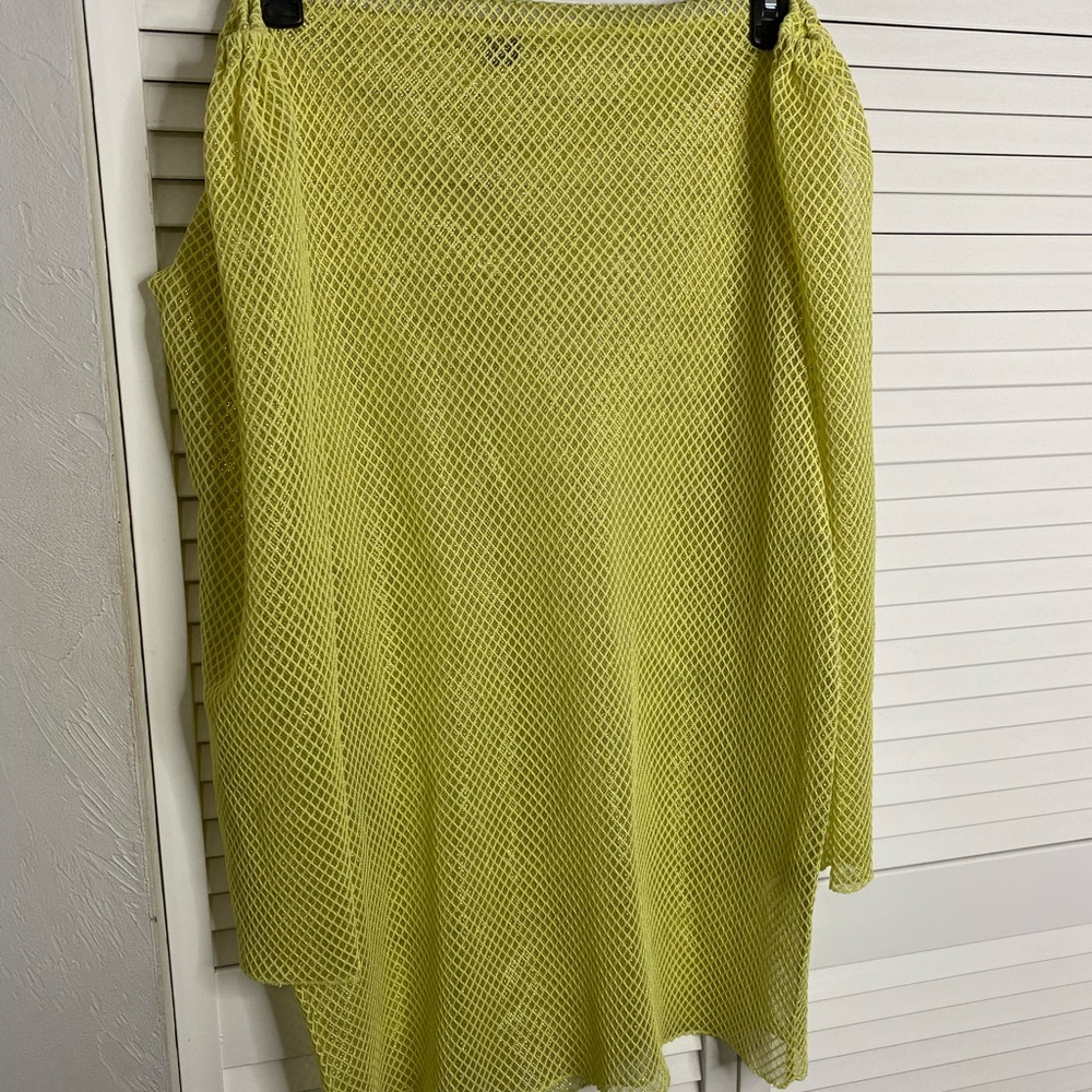 Sexy Off shoulder Net Coverup